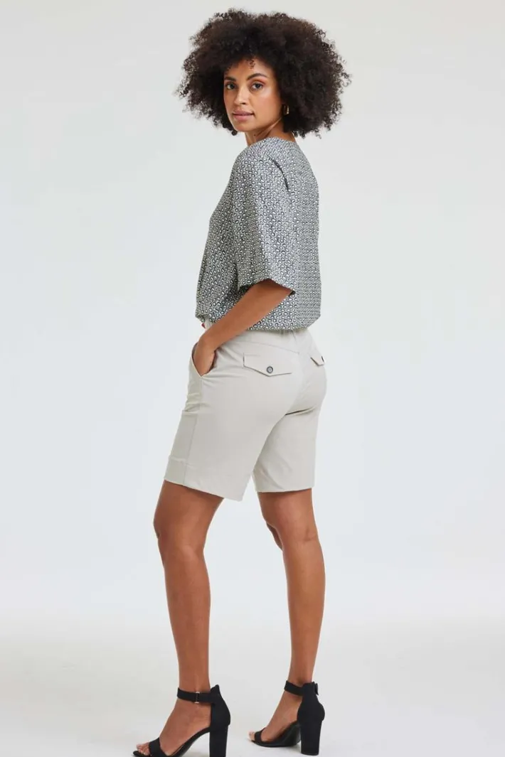 DiDi Travel bermuda Sprint Feather grey- Travel | Korte Broeken