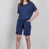DiDi Travel Bermuda Urban in dark Navy- Travel | Korte Broeken