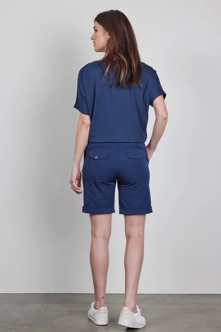 DiDi Travel Bermuda Urban in dark Navy- Travel | Korte Broeken