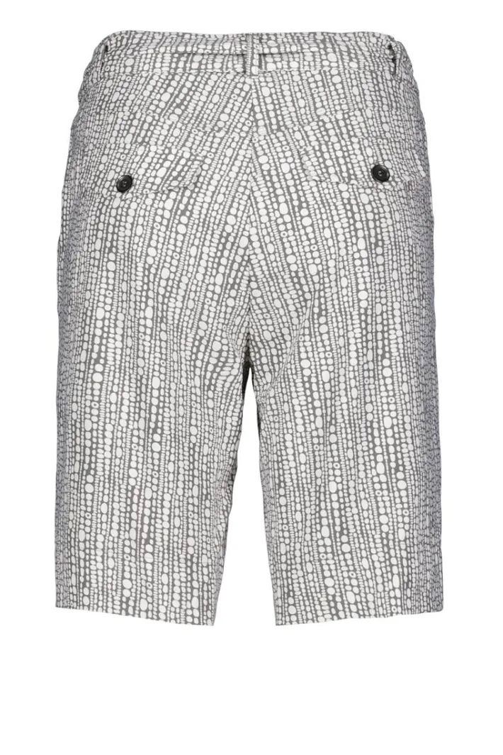 DiDi Travel bermuda Urban in Darkshadow with dots in a row print- Travel | Korte Broeken