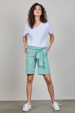 DiDi Travel bermuda Urban in Granite green- Travel | Korte Broeken