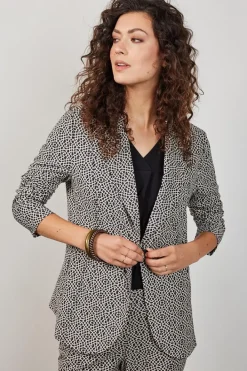 DiDi Travel Blazer Moto print Black with Cycle print- Jassen | Travel