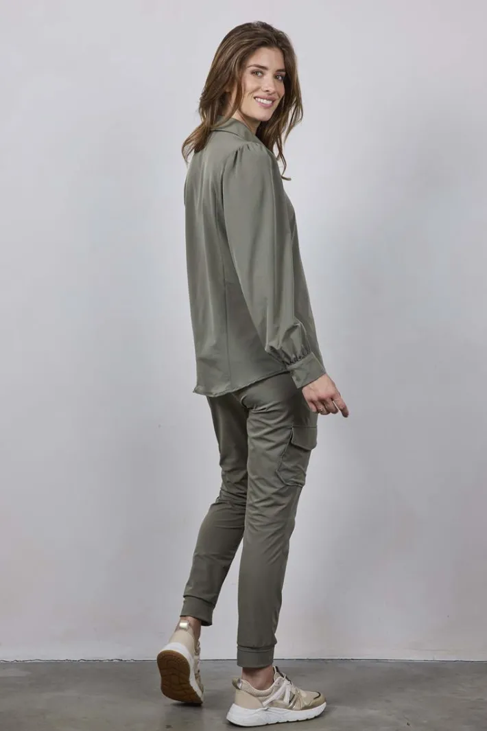 DiDi Travel blouse Culture in Dusty olive- Travel | Blouses