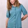 DiDi Travel blouse Destiny Atlantic green- Travel