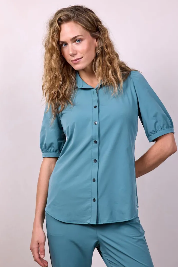 DiDi Travel blouse Destiny Atlantic green- Travel