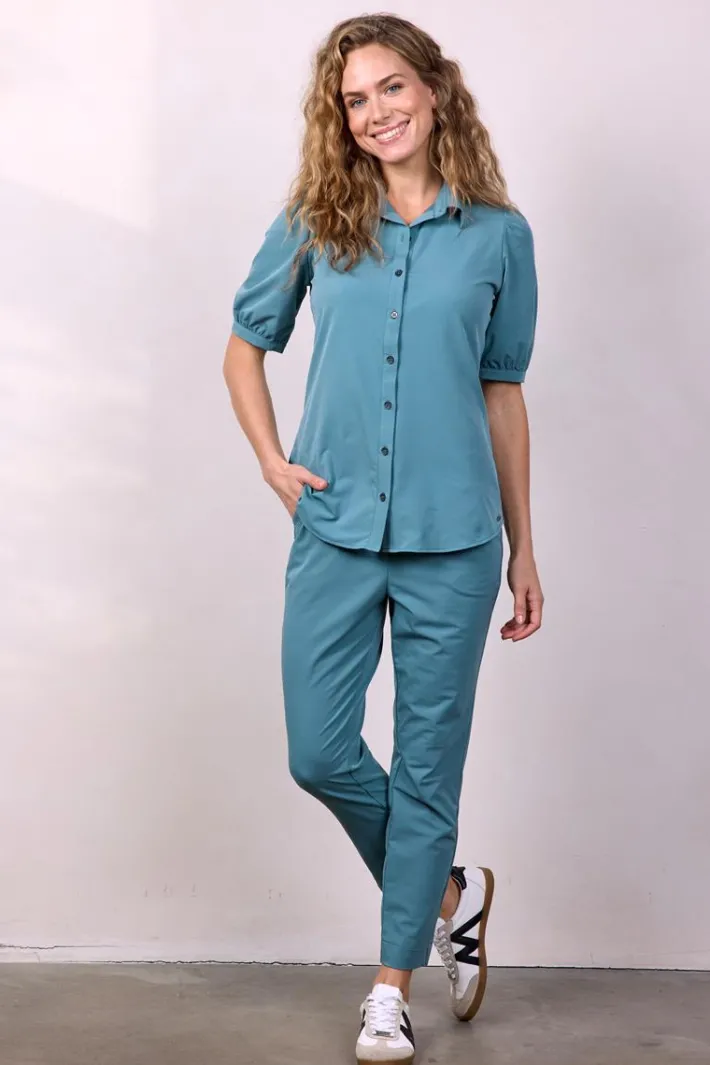 DiDi Travel blouse Destiny Atlantic green- Travel