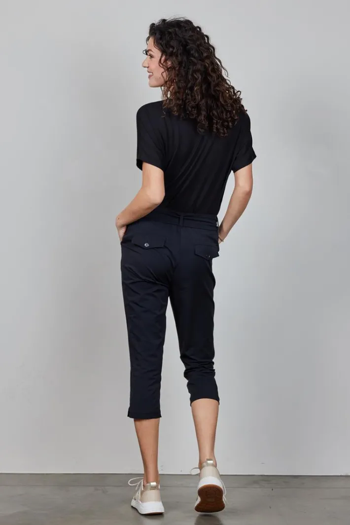 DiDi Travel capri Journal in black- Travel | Korte Broeken