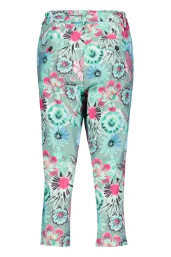 DiDi Travel capri Journal in de granite green with Floral Medley print- Travel | Korte Broeken