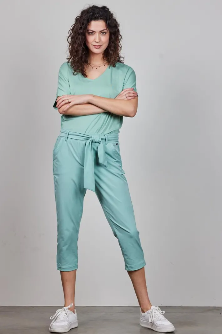 DiDi Travel capri Journal in granite green- Travel | Korte Broeken