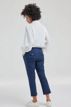 DiDi Travel capri Ryder Dark blue- Travel | Korte Broeken
