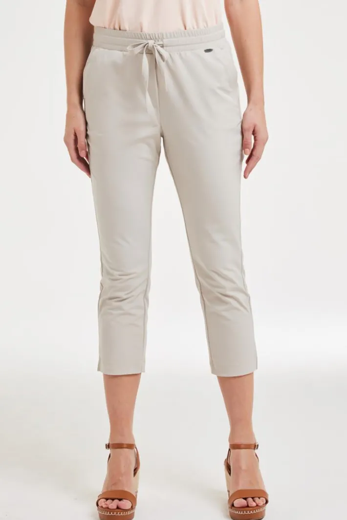 DiDi Travel capri Ryder Feather grey- Travel | Korte Broeken