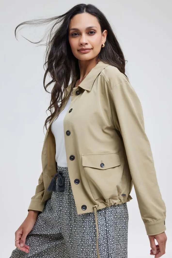 DiDi Travel jacket Mace in kelp sand- Jassen | Travel