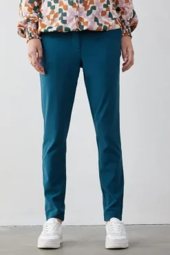DiDi Travel pants Checkin in Dark sea green- Travel | Lange Broeken