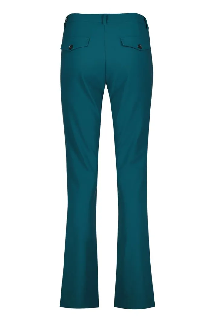 DiDi Travel pants Checkin in Dark sea green- Travel | Lange Broeken