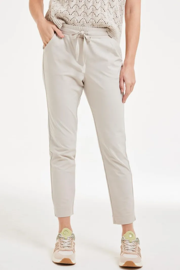 DiDi Travel pants Dakota Feather grey- Travel | Lange Broeken