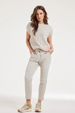 DiDi Travel pants Dakota Feather grey- Travel | Lange Broeken