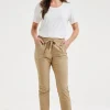 DiDi Travel pants Dakota Kelp sand- Travel | Lange Broeken