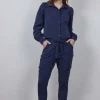 DiDi Travel pants Dash in Dark navy- Travel | Lange Broeken