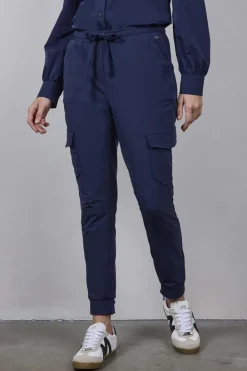 DiDi Travel pants Dash in Dark navy- Travel | Lange Broeken