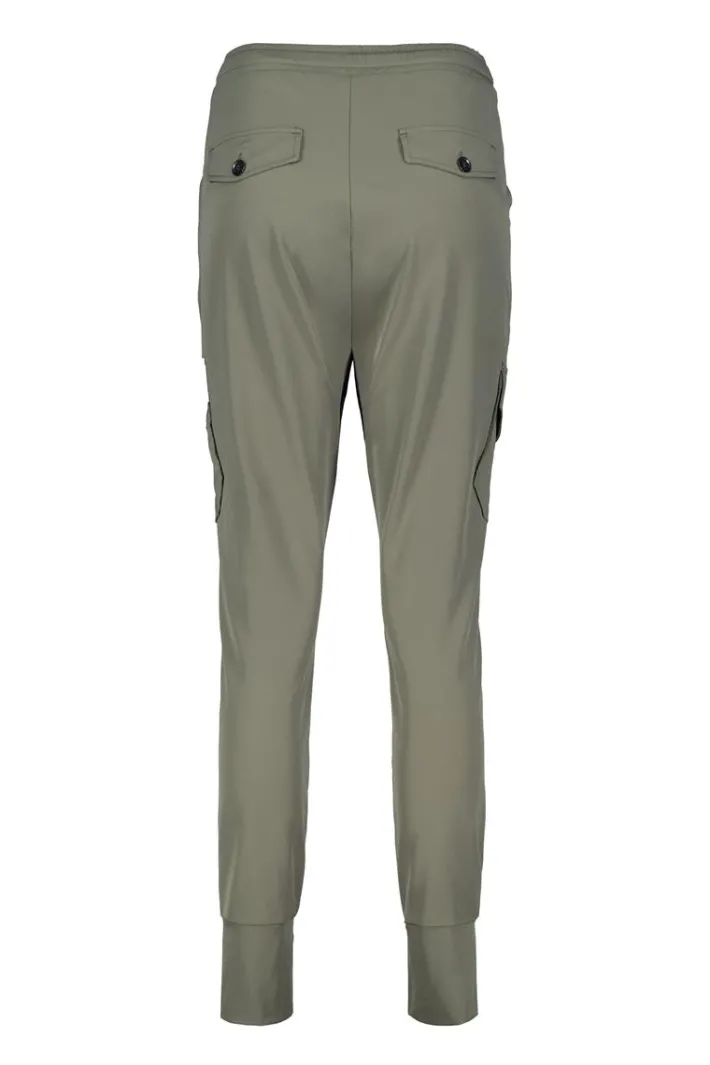DiDi Travel pants Dash in dusty olive- Travel | Lange Broeken