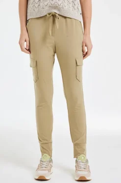 DiDi Travel pants Dash in kelp sand- Travel | Lange Broeken