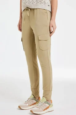 DiDi Travel pants Dash in kelp sand- Travel | Lange Broeken