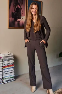 DiDi Travel pants Explore Chocolate brown- Travel | Lange Broeken
