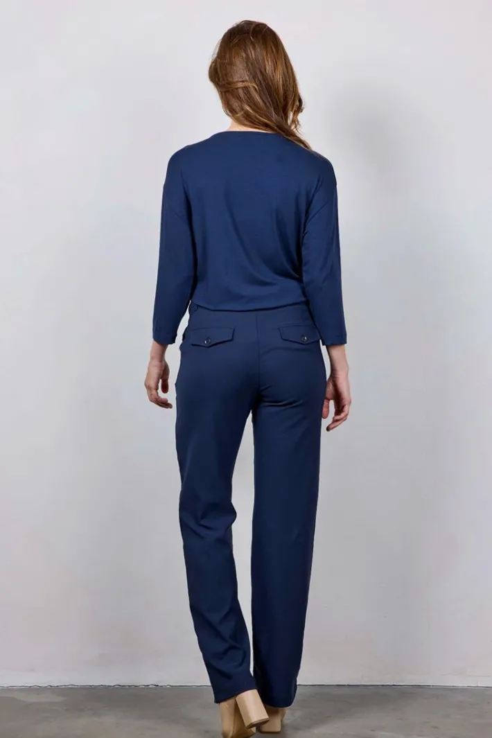 DiDi Travel pants Explore Dark blue- Travel | Lange Broeken