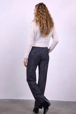 DiDi Travel pants Explore print Black Riga print- Travel | Lange Broeken
