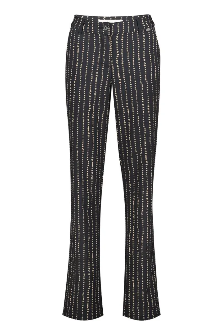 DiDi Travel pants Explore print Black Riga print- Travel | Lange Broeken