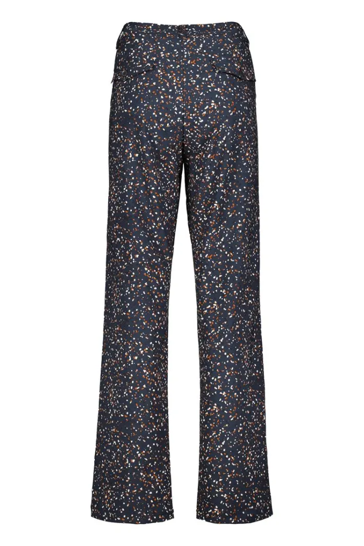 DiDi Travel pants Explore print Darkblue Stone print- Travel | Lange Broeken