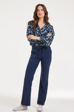 DiDi Travel pants Falcon Dark blue- Travel | Lange Broeken