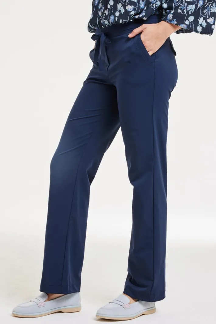 DiDi Travel pants Falcon Dark blue- Travel | Lange Broeken