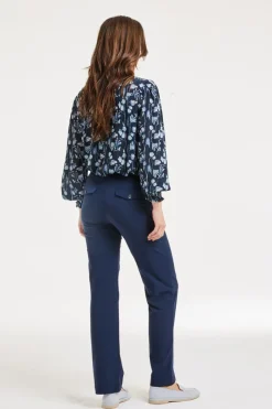 DiDi Travel pants Falcon Dark blue- Travel | Lange Broeken