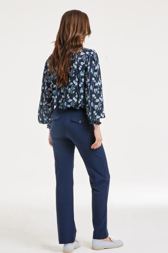 DiDi Travel pants Falcon Dark blue- Travel | Lange Broeken