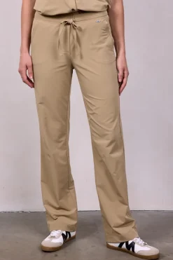 DiDi Travel pants Falcon Kelp sand- Travel | Lange Broeken