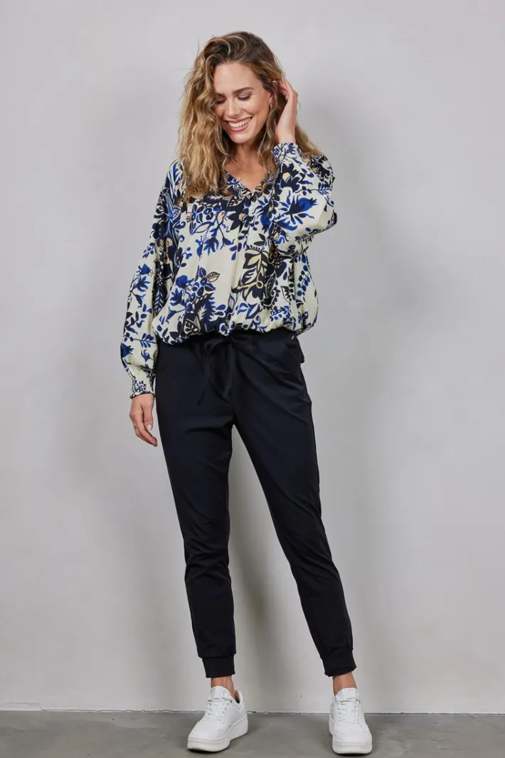 DiDi Travel pants Flying in black- Travel | Lange Broeken