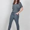 DiDi Travel pants Flying in dark shadow grey- Travel | Lange Broeken