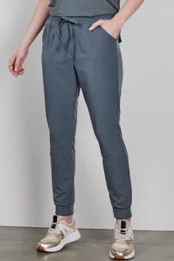 DiDi Travel pants Flying in dark shadow grey- Travel | Lange Broeken