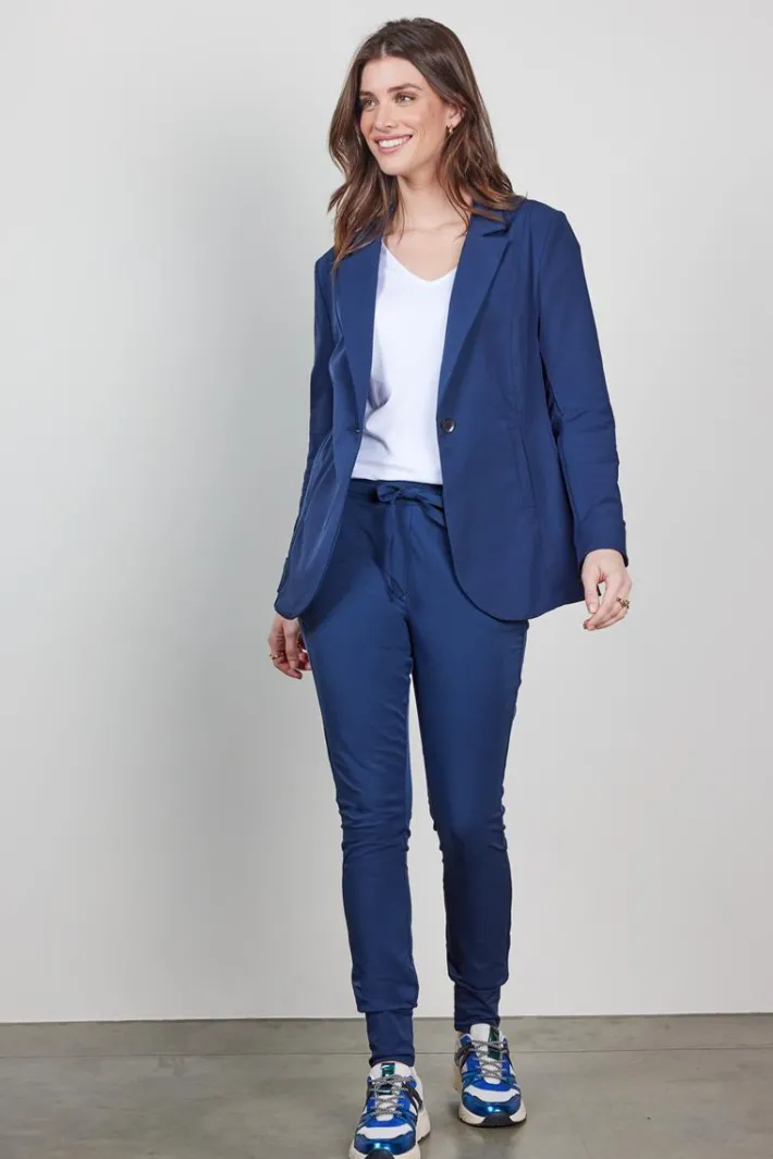 DiDi Travel pants Flying in dark blue- Travel | Lange Broeken