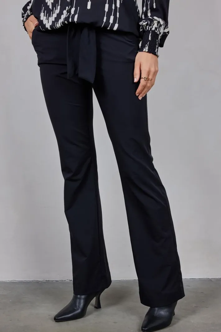 DiDi Travel pants Paseo in black- Travel | Lange Broeken