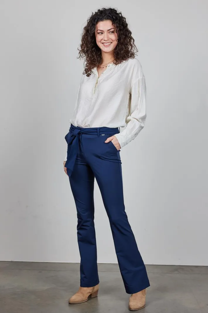 DiDi Travel pants paseo in donkerblauw- Travel | Lange Broeken