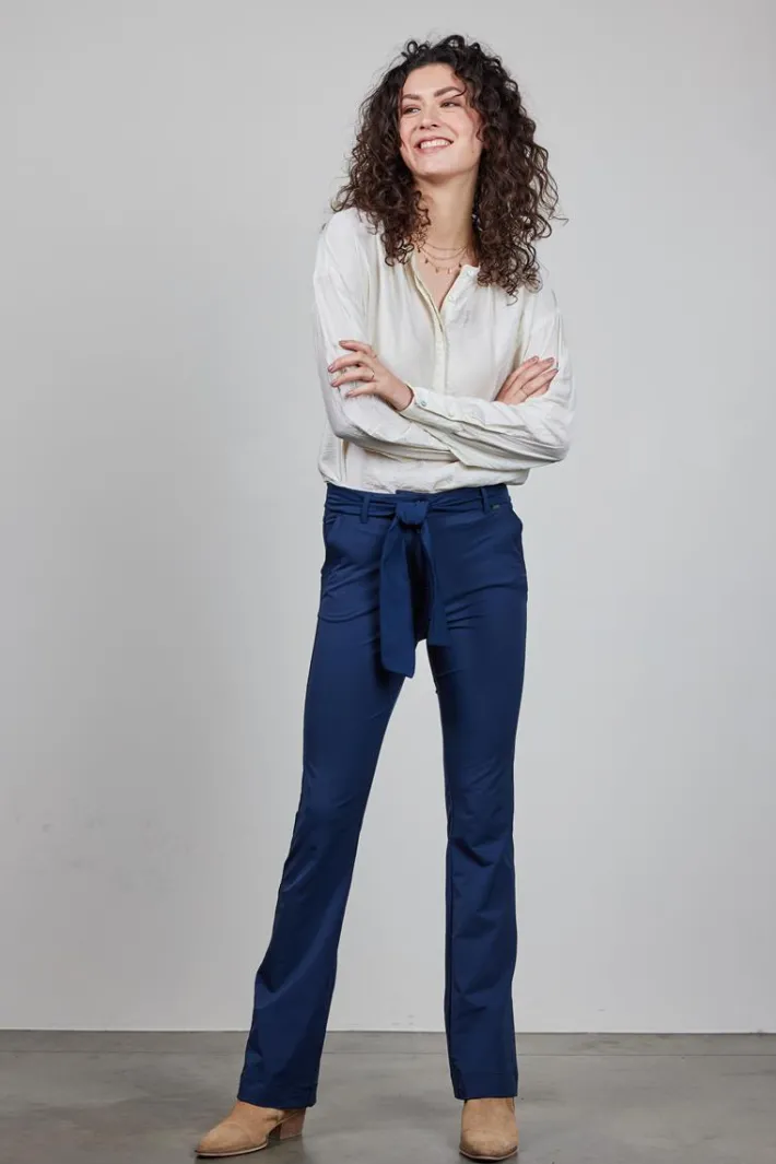 DiDi Travel pants paseo in donkerblauw- Travel | Lange Broeken