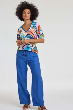 DiDi T-shirt Auri Offwhite Tropicalia print- T-shirts & Tops