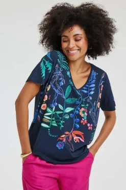 DiDi T-shirt Botanic Spice panel- T-shirts & Tops