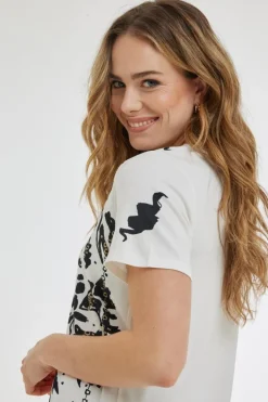 DiDi T-shirt Bouquet panel- T-shirts & Tops