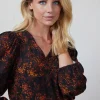 DiDi T-shirt Britt Black Spacey print- T-shirts & Tops