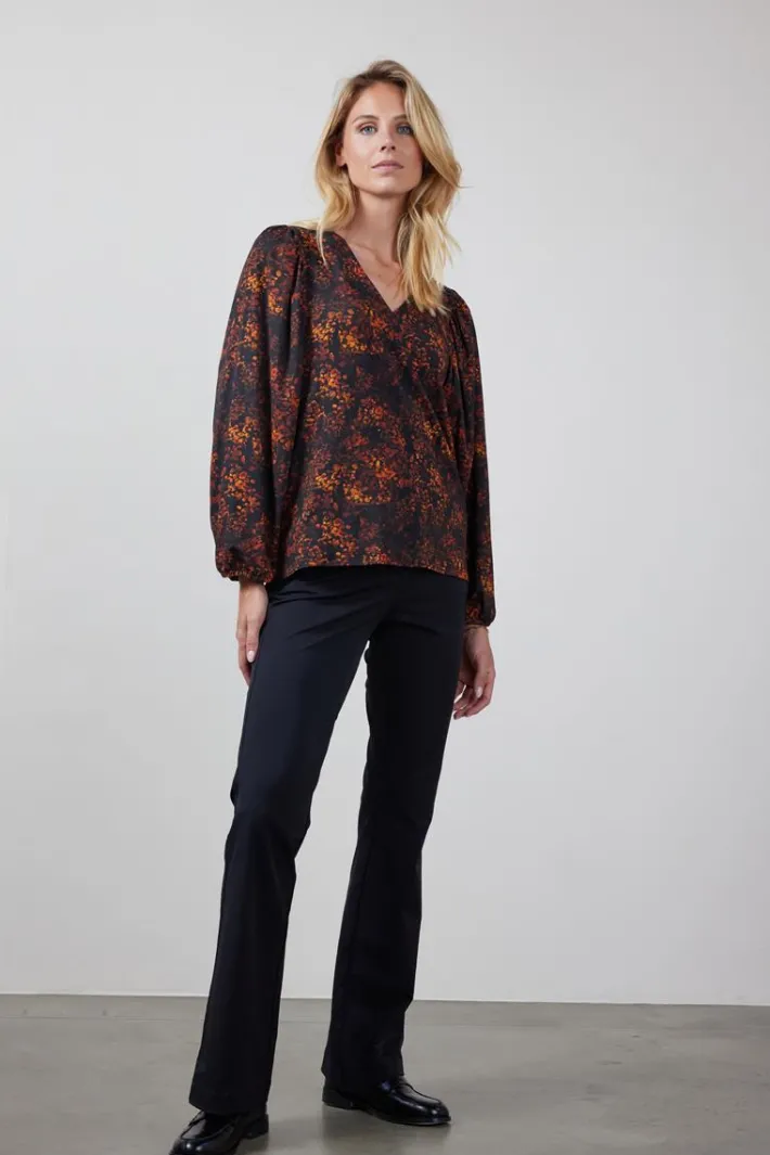 DiDi T-shirt Britt Black Spacey print- T-shirts & Tops