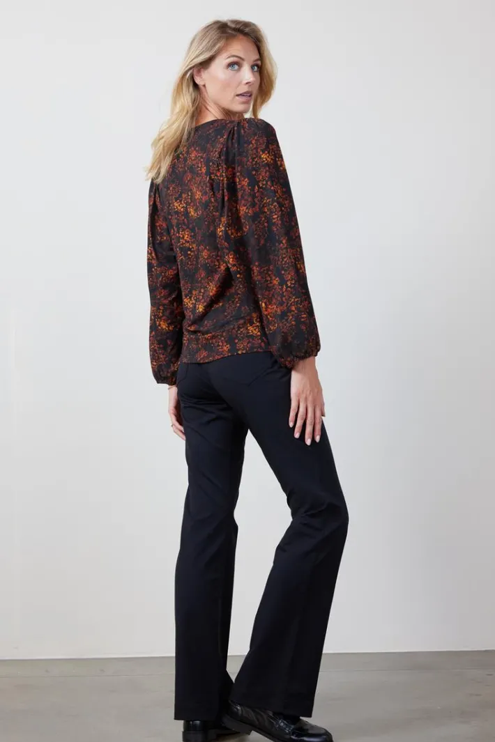 DiDi T-shirt Britt Black Spacey print- T-shirts & Tops