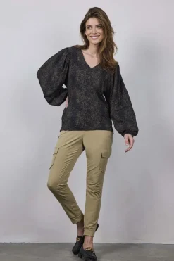 DiDi T-shirt Britt Black Spectrum print- T-shirts & Tops
